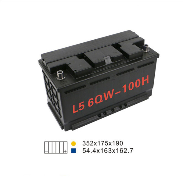 Quality FOBERRIA 6 Qw 100H Auto Start Stop Battery 100AH 20HR 850A Yacht Battery for sale