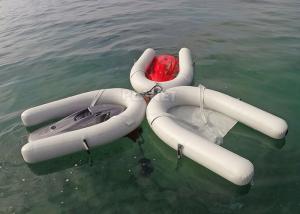 Quality White Grain Motor Boat Station Jetski C Shape Jet Ski Floating Dock Inflatable Floating Jet Ski C Dock For Yacht for sale