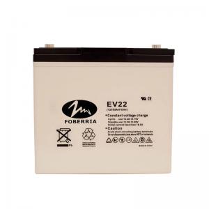 Quality AT 12v 55ah EV Lead Acid Batteries EV22 Electro Tricycle Sulfuric Acid Battery for sale