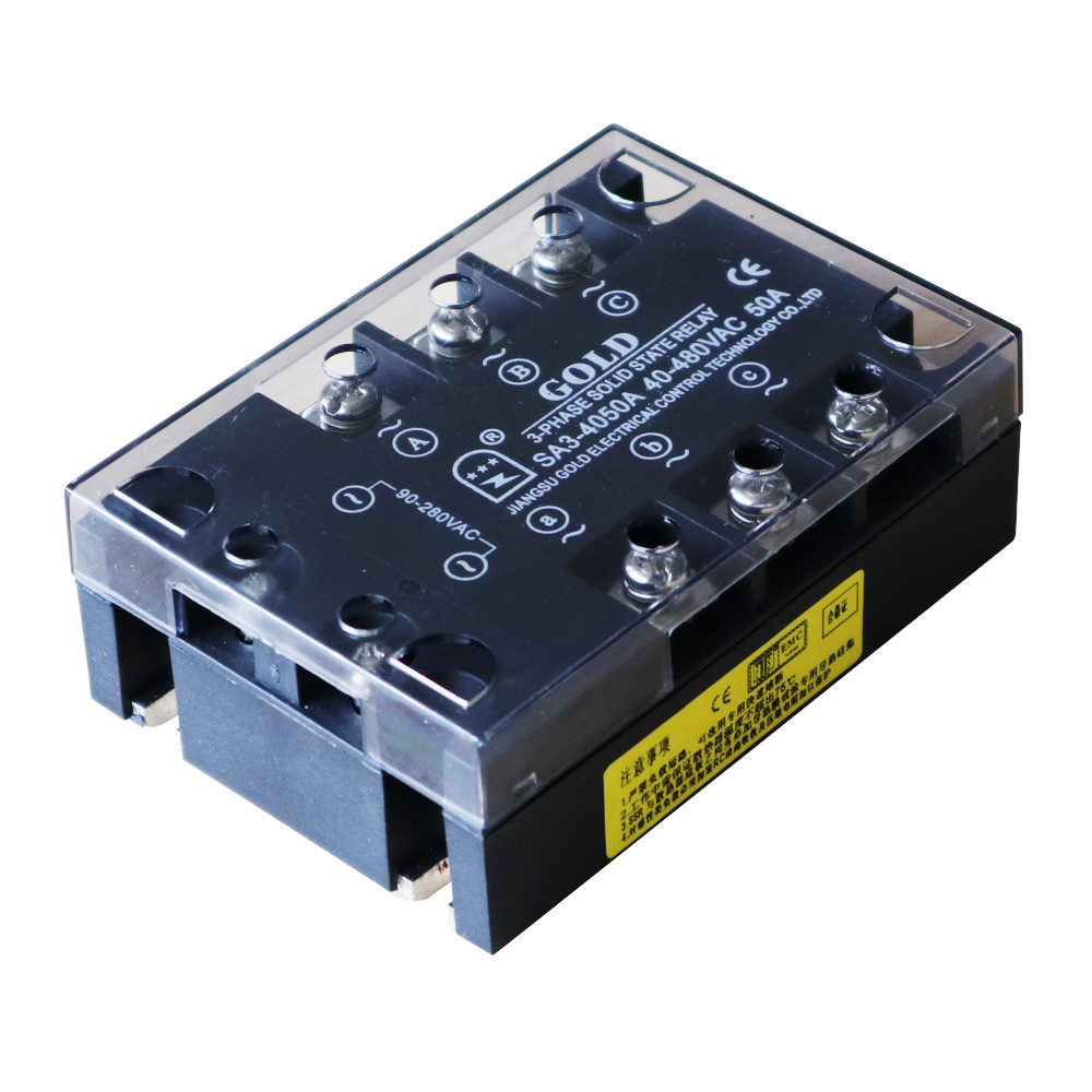 Quality Double LED Indicator AC SSR Relay AC Input DC Output for sale