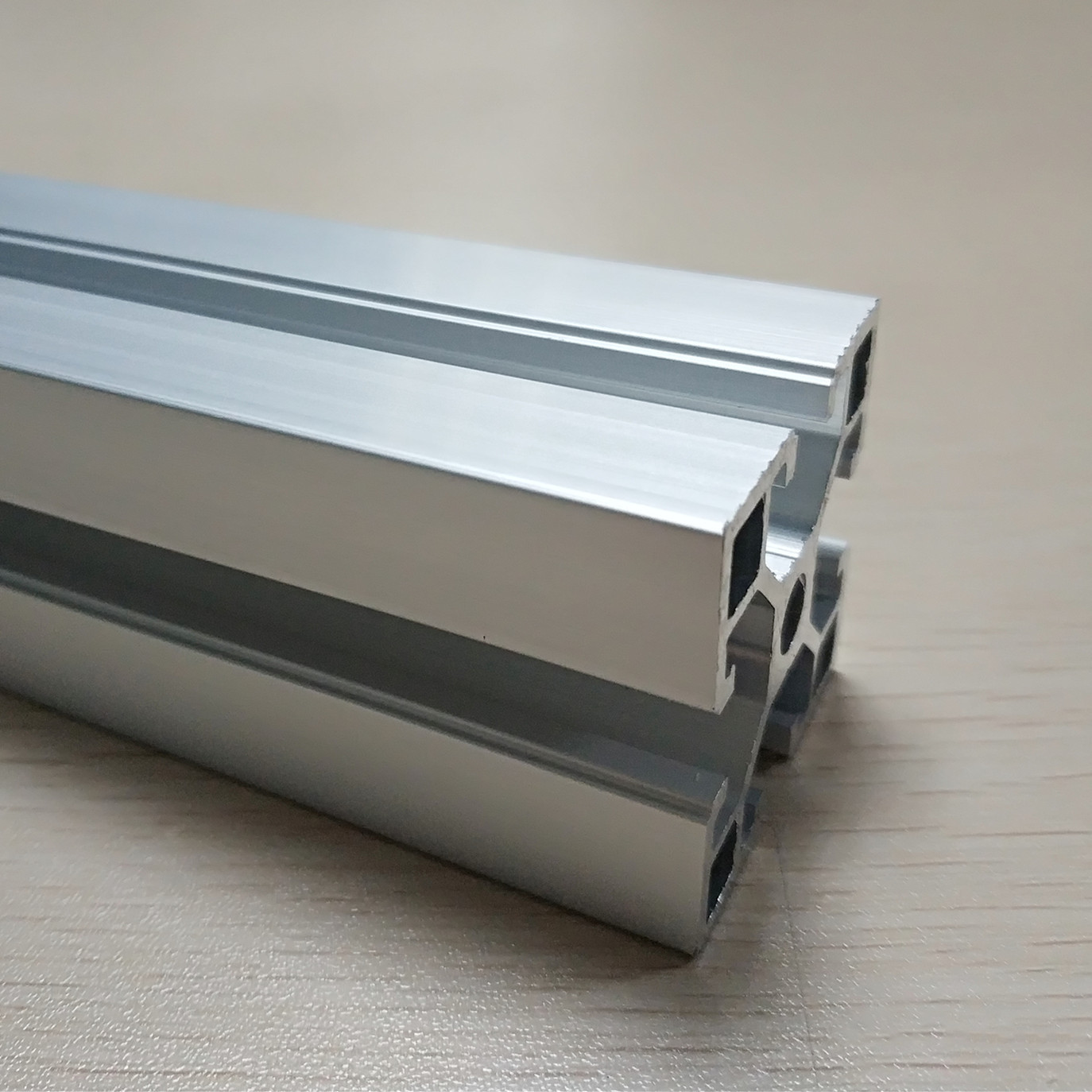 Quality Fine Metal Anodize Aluminum Spare Parts T Slot Extruded Frame Profile for sale