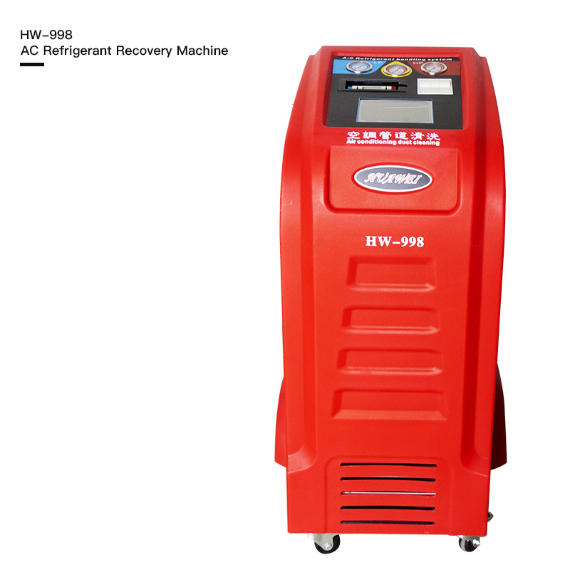 Quality Colorful LCD Display AC Refrigerant Recovery Machine With Database for sale