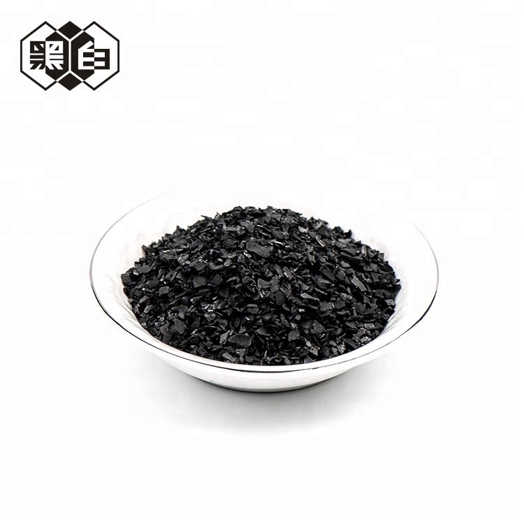 Quality Black Granulated Activated Carbon , 350~450 G/L Granulated Activated Charcoal for sale