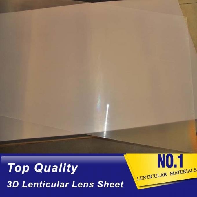 Quality plastic lens lenticular  PET 70 lpi 0.9mm 60x80cm lenticular sheet by injekt printing and UV offset print for sale