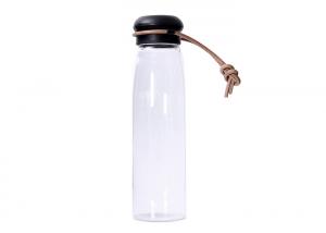 Quality 600ml Unbreakable Glass Water Bottle , Eco Friendly Glass Water Bottles for sale
