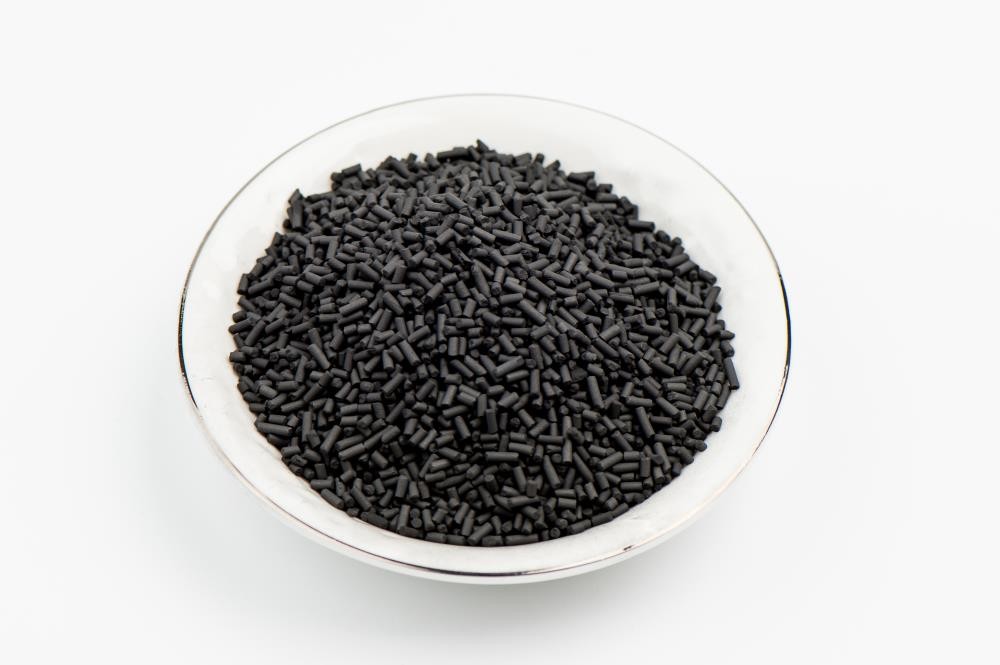 Quality 1.3mm Granulated Activated Charcoal 30 Impregnated Extruded Pellet Fire Escape Hood for sale