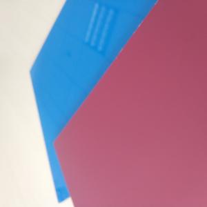 Quality Surface Protection Aluminium Panel Sheet , Aluminum ACP Sheet Red Blue Coating for sale