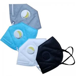 Quality Customized Folding FFP2 Mask Three Layers Protection Filtration Bacterial for sale