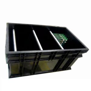 Quality Black Conductive Glossy Lamination ESD Packing Box For Electronics for sale