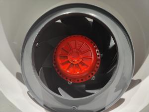 Quality 2657 Rpm Backward Centrifugal Fan 280mm 0.62kW Motor In Line Centrifugal Fan for sale