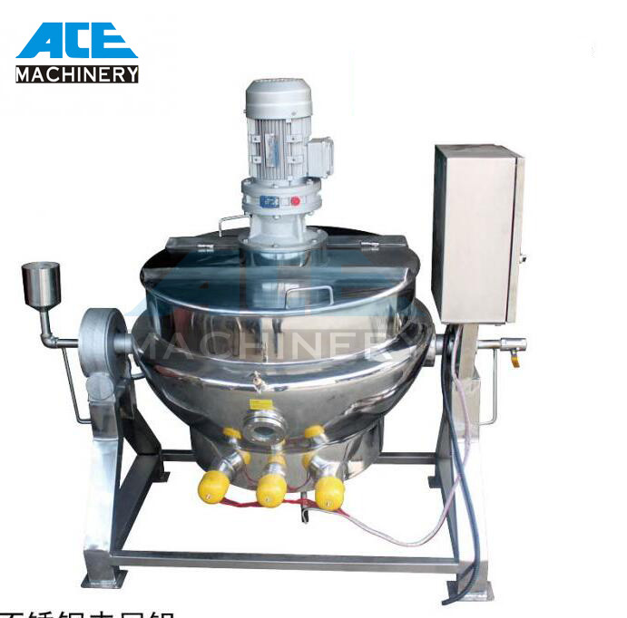 Quality Cooking Mixer Machine/Gas Cooker Mixer/Hot Sauce Jacket Kettle with Mixer for sale