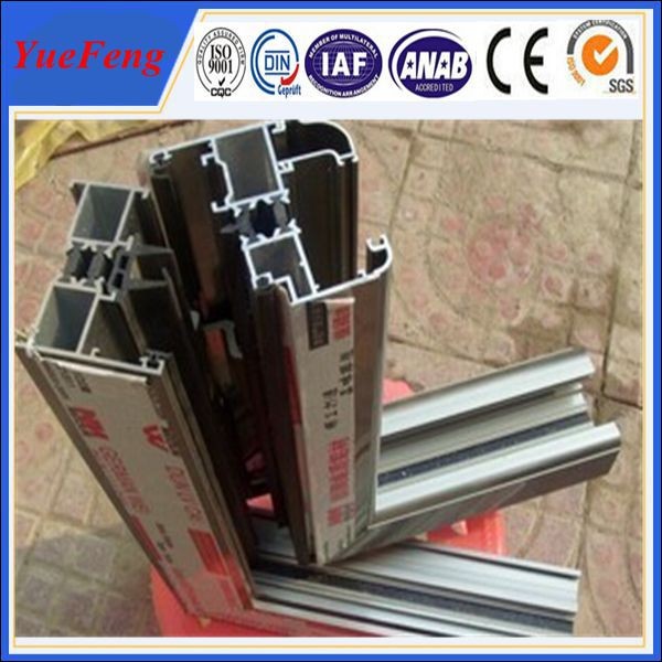 Quality Casement aluminum extrusion windows and doors for office building for sale