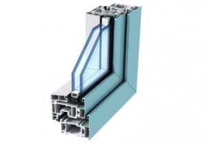 Quality Anodized Aluminum Door Extrusions / Double Layer Tempered Glass Aluminum Structural Framing for sale