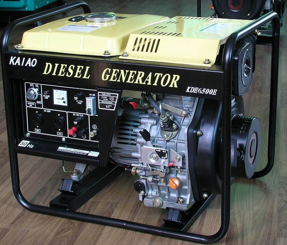 Quality High Efficiency Open Frame Diesel Generators , 60hz 5kva Diesel Generator for sale