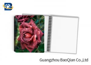 Quality 0.6mm PET Material Personalized Spiral Notebooks  3D Lenticular Stationery for sale