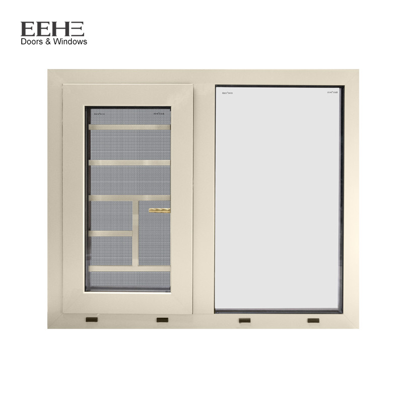 Quality Luxury Villa Powder Coated Aluminium Windows With Stainless Steel Fly Screen for sale