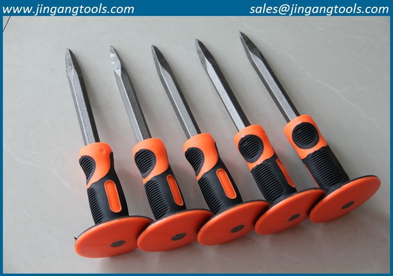 Quality Rubber-Holder Point Hexagonal Cold Chisel for sale