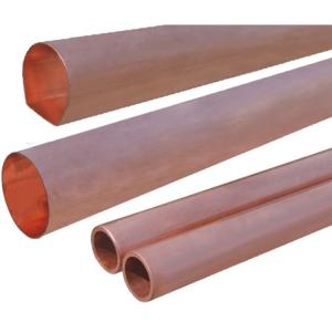 Quality 10mm 12mm Straight Copper Pipe For Air Compressor Ac Refrigerator Round Shape for sale
