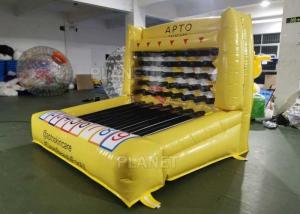 Quality 0.55mm Plato PVC Tarpaulin Inflatable Carvinal Game Rental / Giant Inflatable Plinko Prize Game for sale