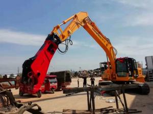 Quality NOK Hydraulic Shear Attachment For Excavator Metal Cutter 3500kg Single Cylinder for sale
