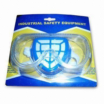 Quality Safety Goggles, Made of PVC, Includes Dust Mask for sale