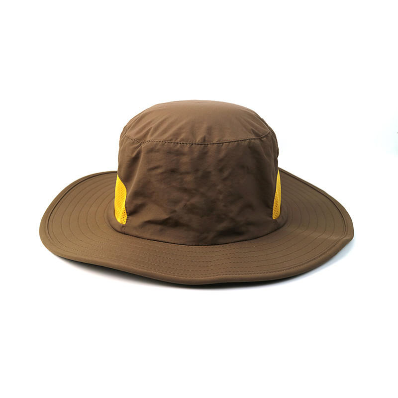 Quality Unisex Fishing Cool Fisherman Bucket Hat With Adjustable String 21X21X17 Cm for sale