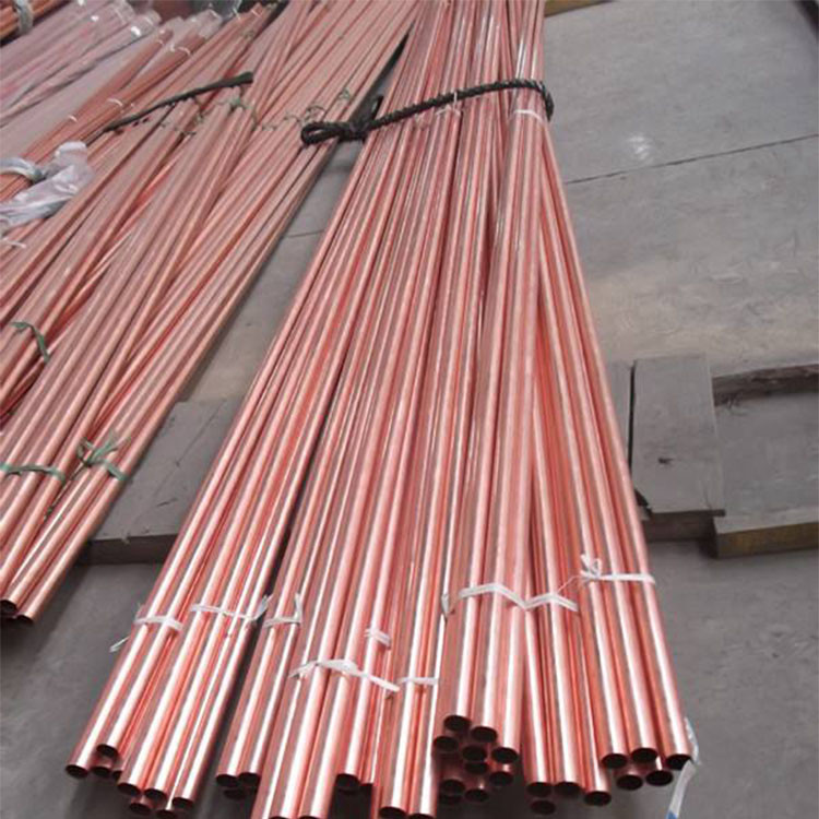 Round Copper Tube Metal Seamless Copper Pipe Straight Od 1/2" 3/4"