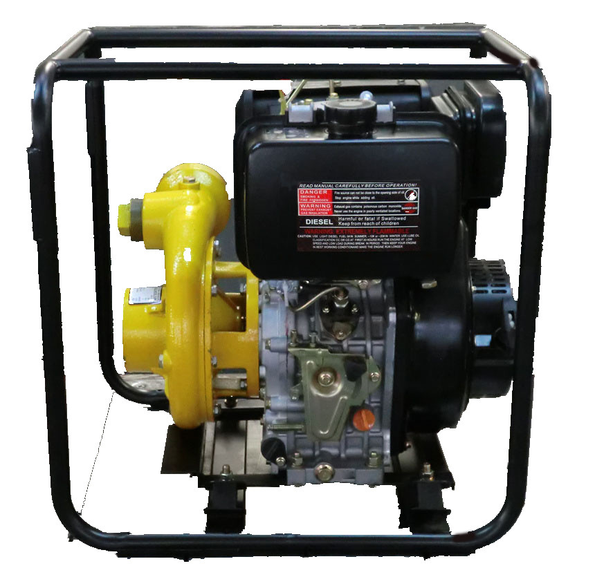 Quality 3 Inch Diesel Fuel Driven High Pressure Water Pump 5.5L Fuel Tank KDP30HS for sale