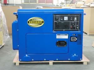 Quality Industrial Air Cooled Quiet Diesel Generator With 3000 / 3600 Rpm Engine Speed for sale