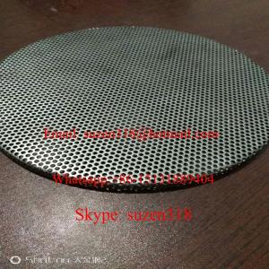Quality micro hole perforated mesh screen for speaker mesh / round hole speaker mesh for sale