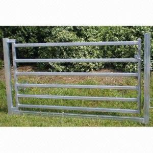Quality 80 x 40mm Oval Rail Horse Panel Gate for sale