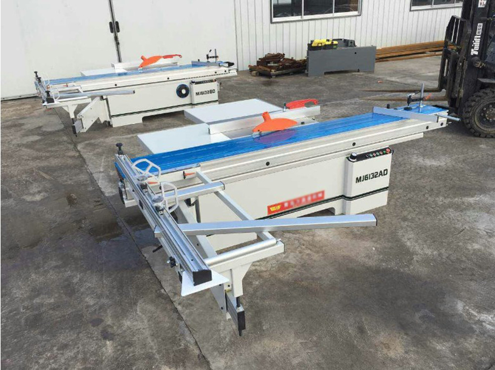 Quality 45/90 precision slide table saw for wood panel cutting factory price for sale
