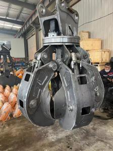 Quality Hydraulic Grapple Orange Peel Grab Yakai CTHB Hydraulic Scrap Sorting Grab For Excavator for sale