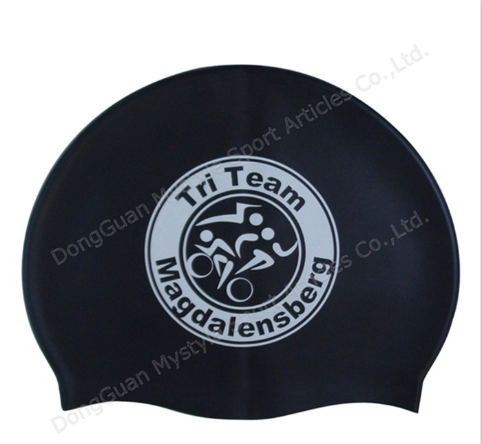 Buy cheap printing silicone swimming cap from wholesalers