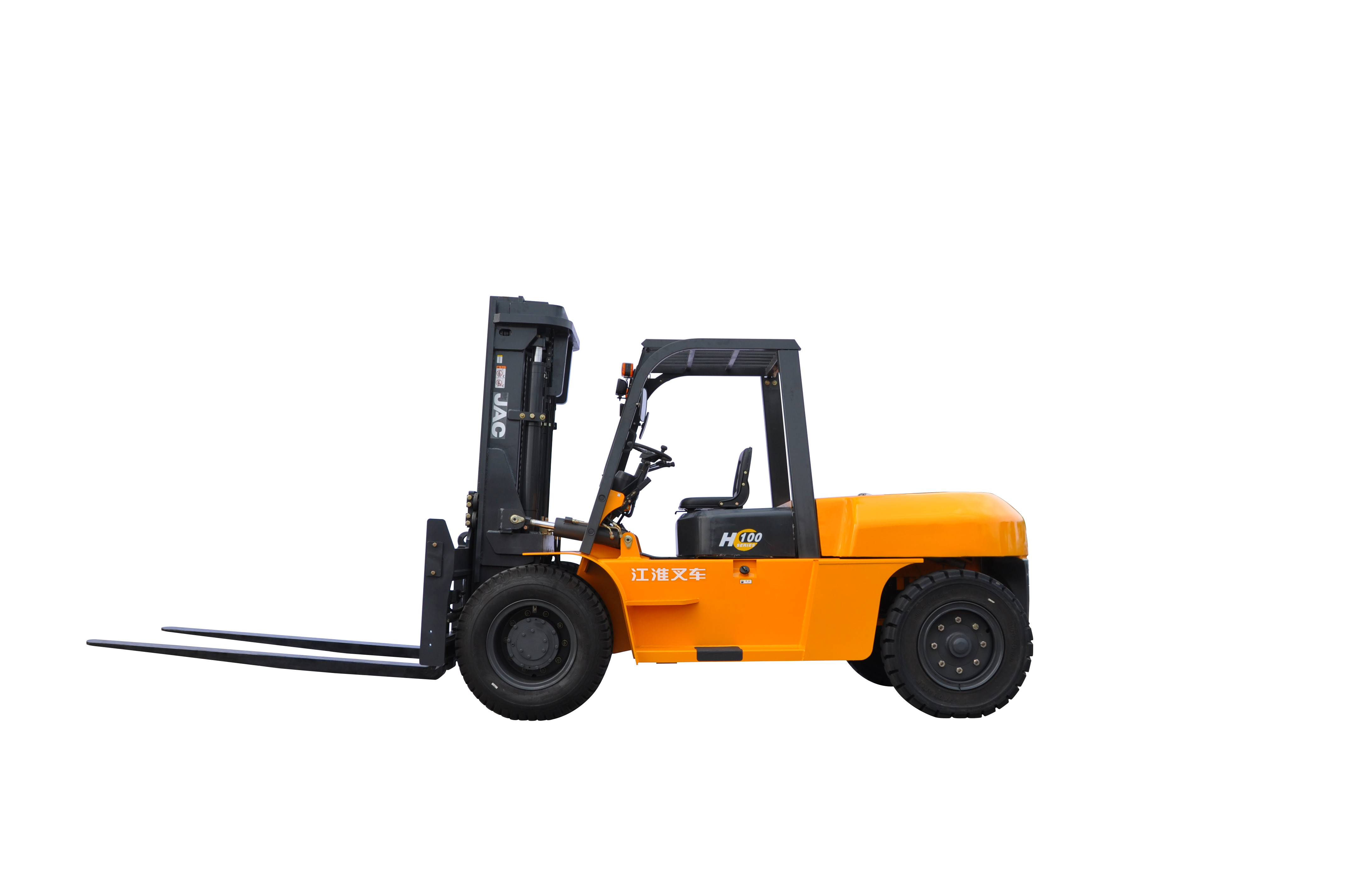 Quality Small Turning Radius 10 Ton Forklift , Large Capacity Industrial Counterbalance Forklifts Heavy Equipment Forklift for sale