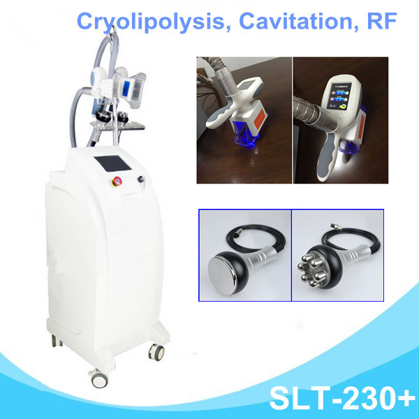 Quality Vertical Coolsculpting Cryolipolysis Machine With Cavitation Radio Frequency for sale