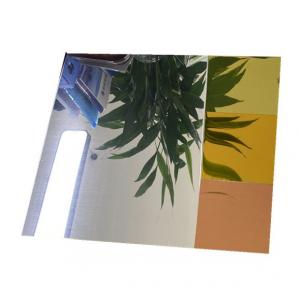 Quality Silver Colored 0.2mm 6.0mm Clear Mirror Aluminum Sheet 3mm To 3000mm Width for sale