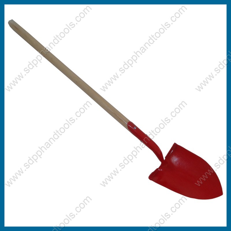 Quality Wildland firefighting shovel, round point shovel head 1.65kg, forestry fire fighting shovel with solid wood handle for sale