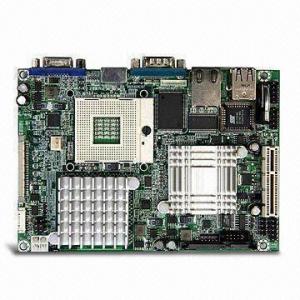 Quality Industrial Mini-ITX Motherboard with Intel Core 2 Duo/Celeron M and Intel 945GM/ICH7M Chipset for sale