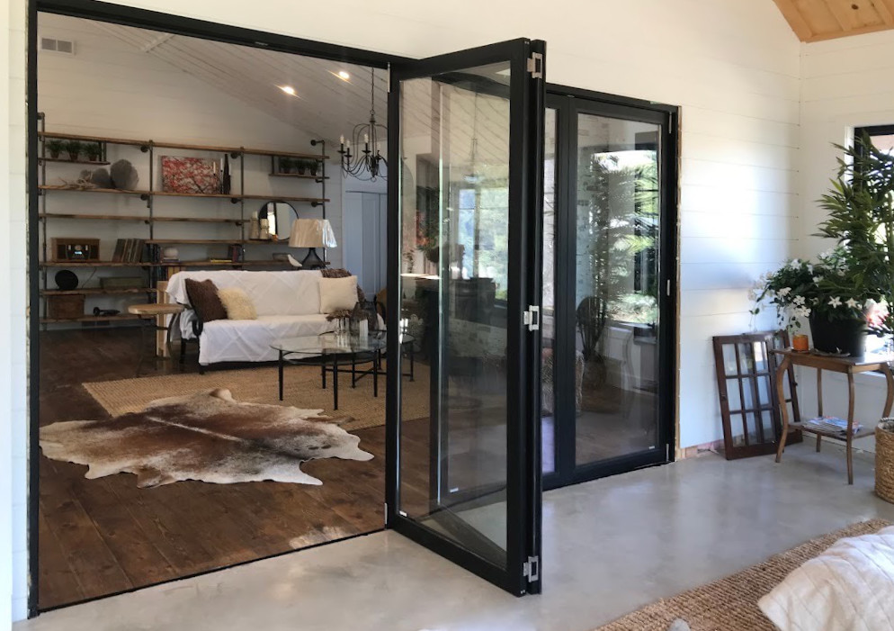 Quality Aluminium Bi Fold Doors Systems Smart Thermal Break Stacking for sale