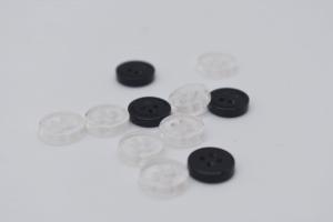 Quality Clear Plastic Garment Buttons Lettering Words 12L For Shirt Dress for sale
