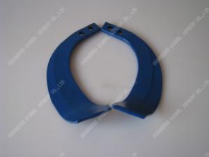 Quality 0.5Kg-0.6Kg 581 681 Rotary Tiller Blades For Tractor Double Hole Blue Colorful for sale