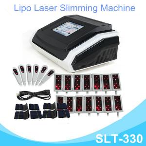 Quality 650nm / 980nm Diode Lipo Laser Slimming Machine With 14 Big And 6 Small Laser Pads for sale