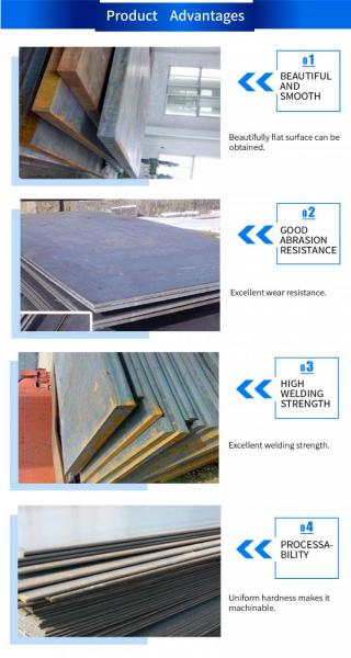 A36 S400 C60 Ss400 Q235 Cold Rolled Plate Steel MS Plate 8mm For Building Material