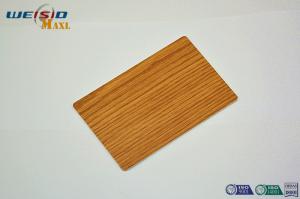 Quality Architectural Interior Decorative Metal Wall Panels with wood looking film for sale