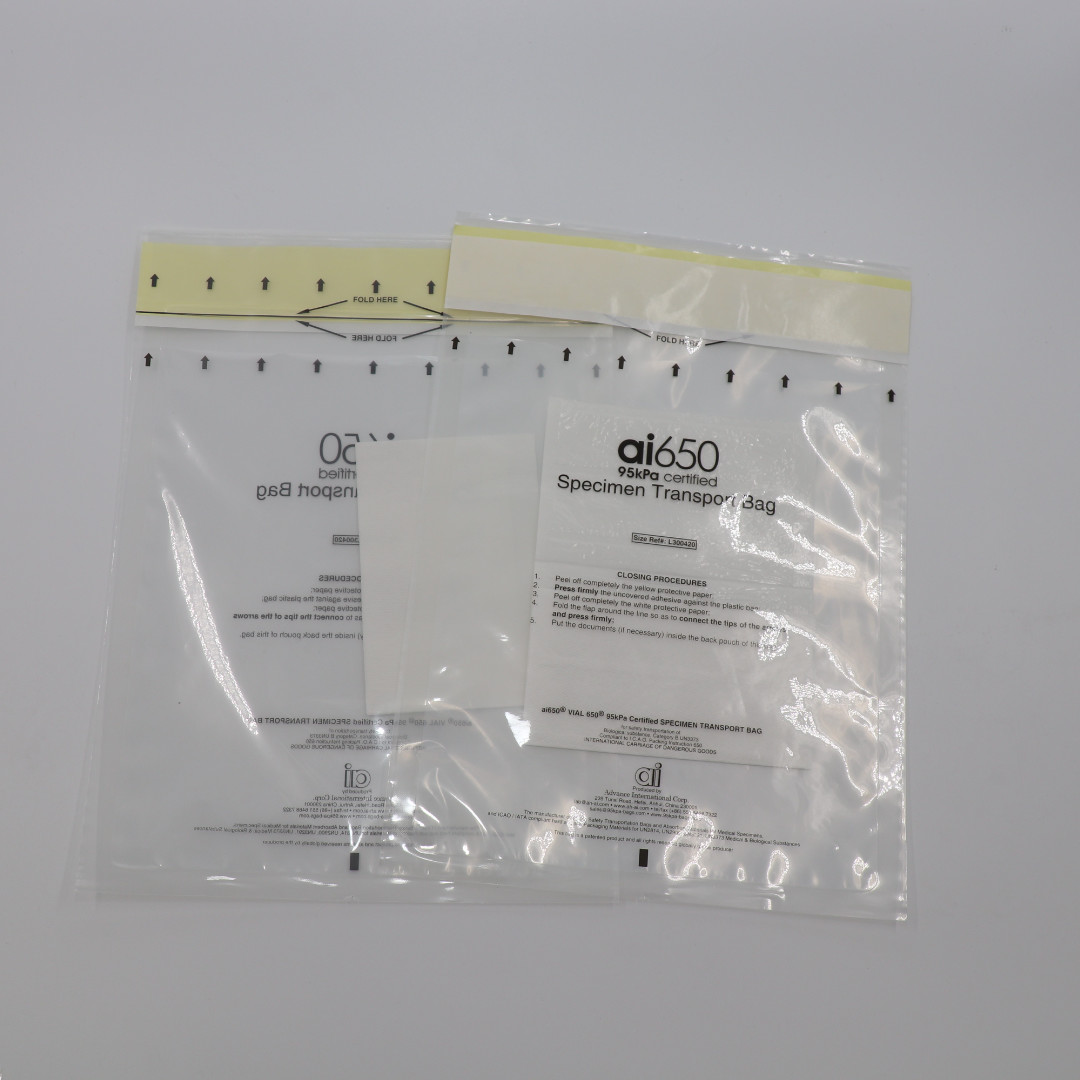 Quality Customized Biodegradable Biohazard Specimen Transport Bags For Laboratory for sale