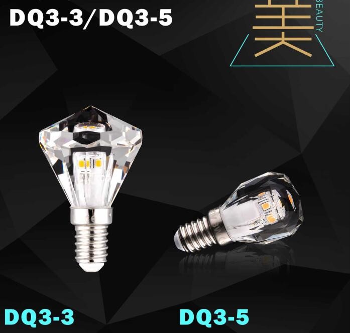 Quality diamond led bulb lamp crystal light candle bulb led for sale
