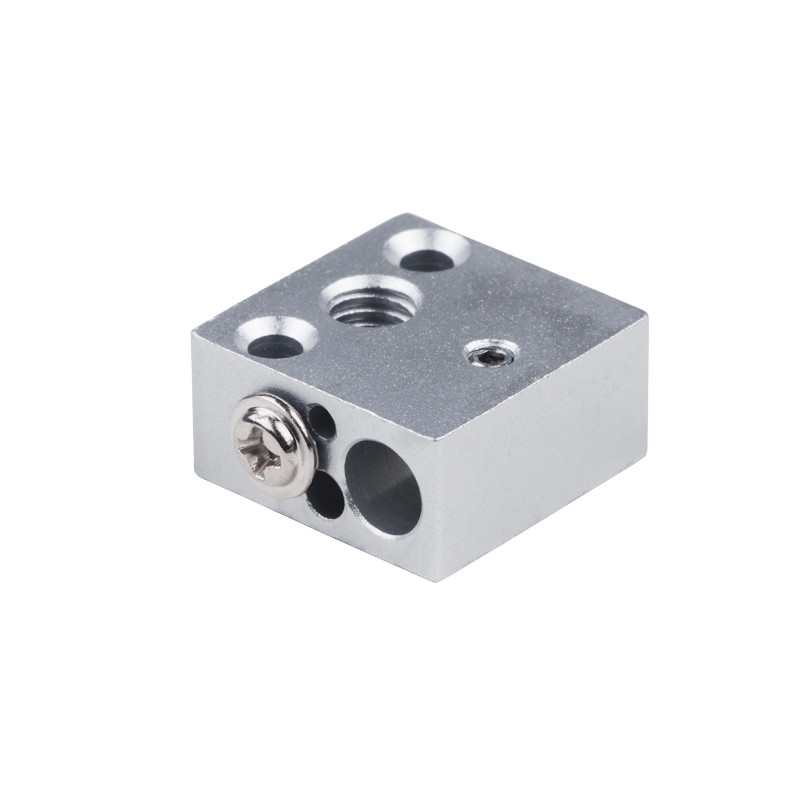 Quality Aluminum Alloy 20*20*10mm 7g 3D Printer Heating Block Use For CR10 for sale