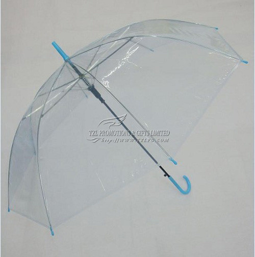 Quality Promotional Tranparent PVC Straight Umbrellas from TZL Promotions & Gifts Limited ST-P907 for sale