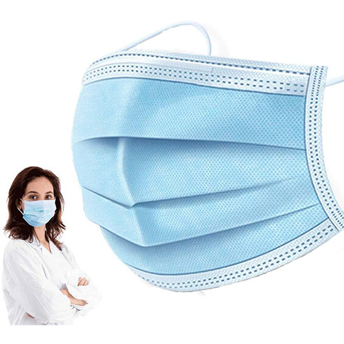 Quality Disposable Earloop Face Mask Skin Friendly Low Sensitivity 3 Ply Non Woven Face for sale